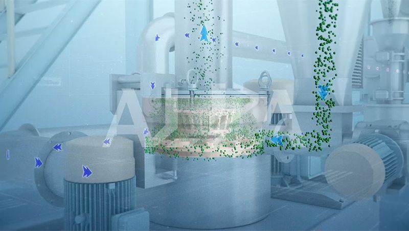 Principe de Fonctionnement du Broyeur à Air Classificateur de la série CSM-VD